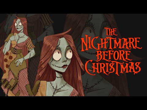 💀 Drawing NIGHTMARE BEFORE CHRISTMAS in my style!!