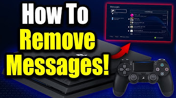 How to Remove Messages on PS4 (For Beginners!) 2023 Easy Guide!