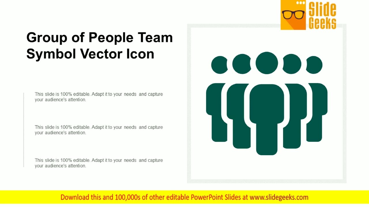 Group Of People Team Symbol Vector Icon Ppt Powerpoint Presentation Pictures Shapes