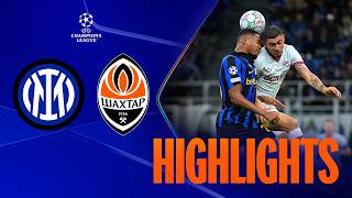 Inter vs Shakhtar Donetsk highlights (1-0) - UEFA Champions League