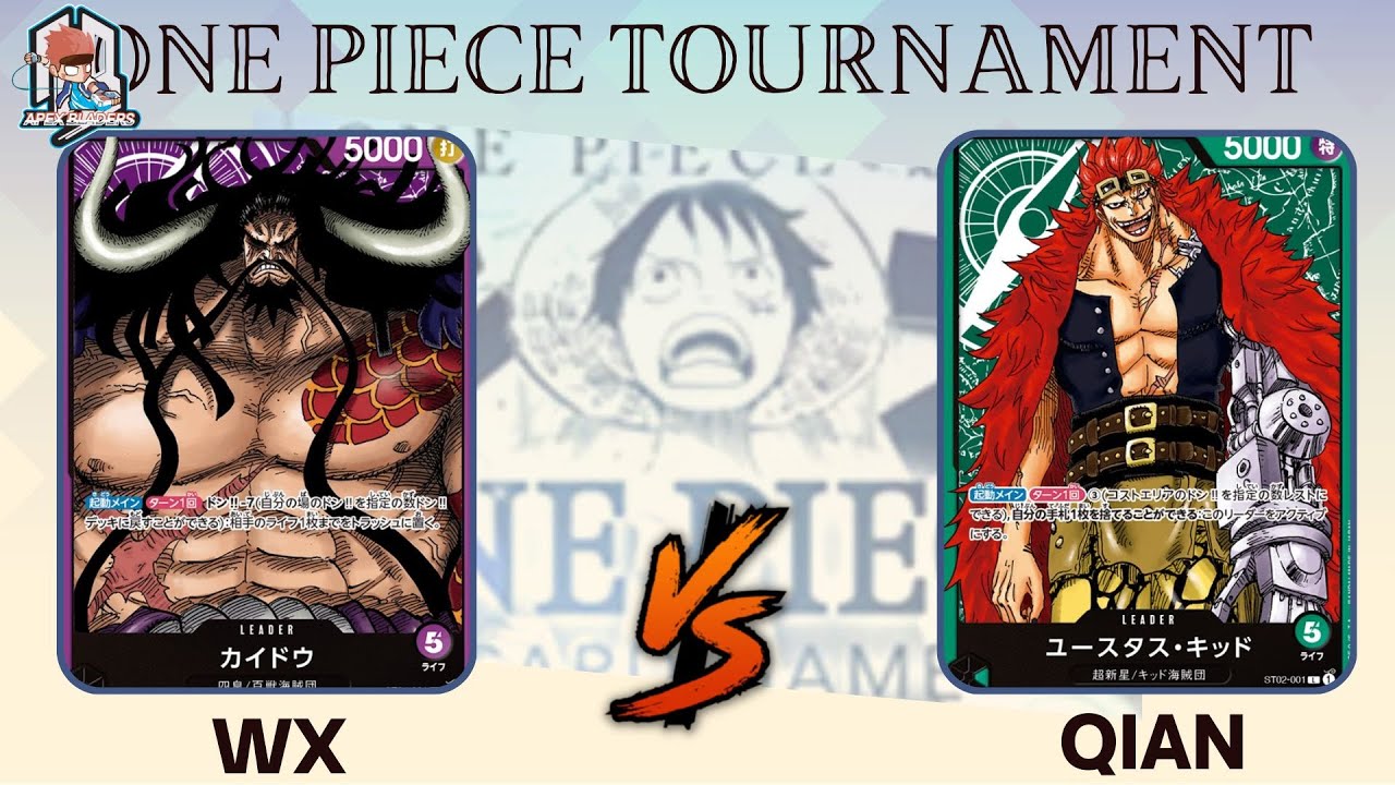 [ワンピカード ] ONE PIECE CARD GAME | 百獣海賊団 VS 最悪の世代 | - YouTube