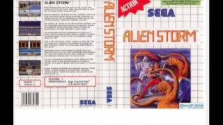 Alien Storm - Cybernate (3D Shooting Stage) SEGA Master System