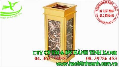 BÁN THÙNG RÁC ĐÁ HOA CƯƠNG TẠI QUẢNG NAM - THÙNG RÁC ĐÁ HOA CƯƠNG CAO CÂP