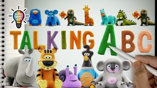 Забавная песня с алфавитом животных, красочные глины от А до Я и игры в слова в Talking ABC screenshot 1