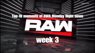 WWE 2K25 - TOP 10 moments of AWA Monday Night dawn week 3