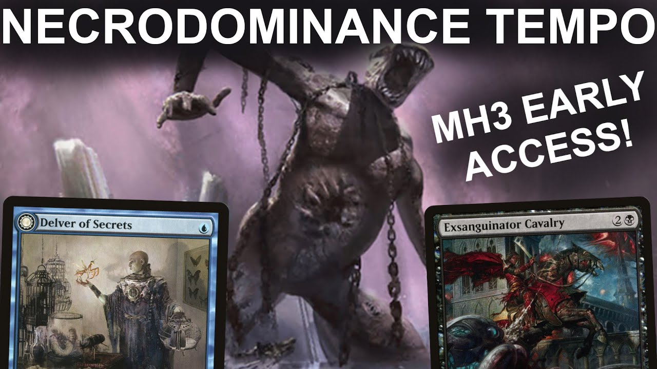 COMPLETE DOMINANCE! Legacy Dimir Necrodominance Tempo. Delver with a