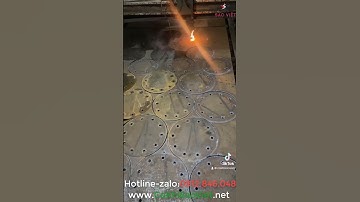 Công ty Cơ khí Sao Việt gia công bản mã tròn bằng CNC từ thép tấm 14 ly