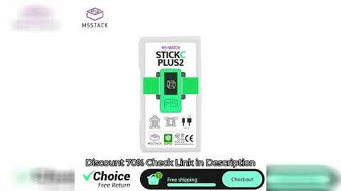 M5Stack M5StickC PLUS2 ESP32-PICO Mini IoT Development Kit IR and WiFi 1.14-inch TFTScreen IoT Contr