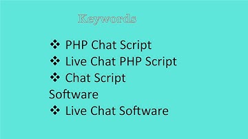 Chat Script Software -Live Chat Software