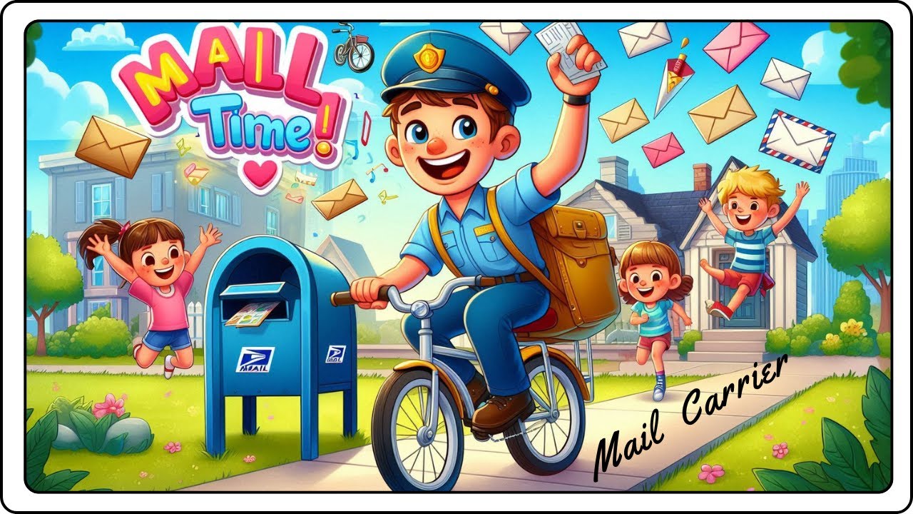 🎵 Mail Time! 🎁 A Fun Mail Carrier Song for Kids! 📦💌 Sing Along! - Tiny Tubes TV