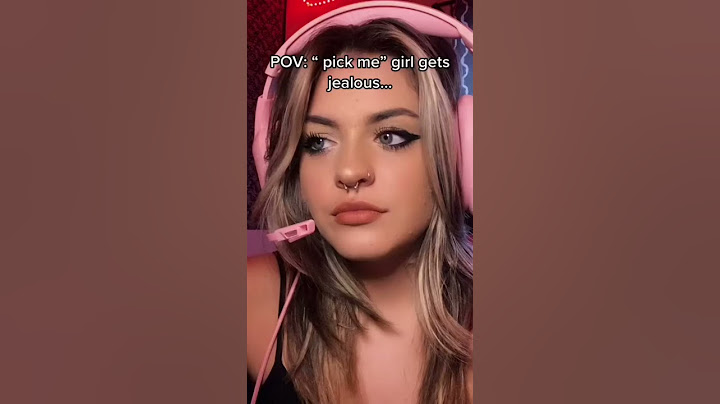 #pov pick me girl gets jealous