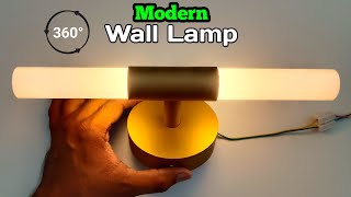 How To Make Wall Hanging Lamp  Modern Wall Light Diy Wall Decor | Light Decoration/Cutatoz