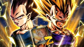 (Dragon Ball Legends) LF Majin Vegeta with Platinum equipment