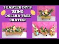 Get crafty for easter with dollar tree crates 3 fun diy projects