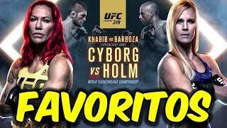 UFC 219 - CARD COMPLETO E FAVORITOS