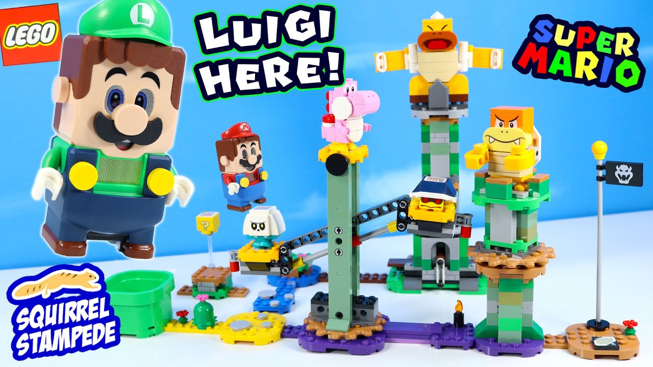 LEGO Super Mario Adventures with Luigi Starter Course Build Review - YouTube