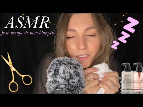 ASMR - Une nouvelle coupe pour le blue yéti ✂️✨ (+bruits de mousse très intenses🧴🌸)