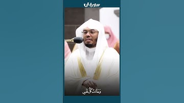 قراءة ياسر الدوسري للسورة (ق) آية 19-22