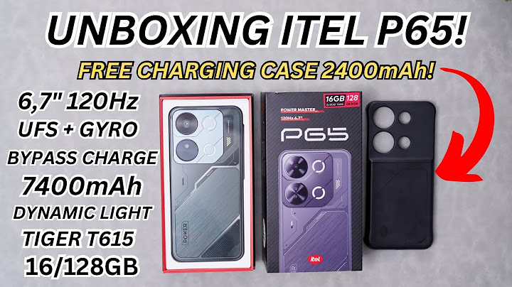 Rp 1Jutaan RAJA GAMING⁉️UNBOXING ITEL P65 + TES ANTUTU & PUBG - INDONESIA