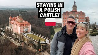 We Stayed in a Polish Castle! Poland's Most UNIQUE Hotel! | (Książ)