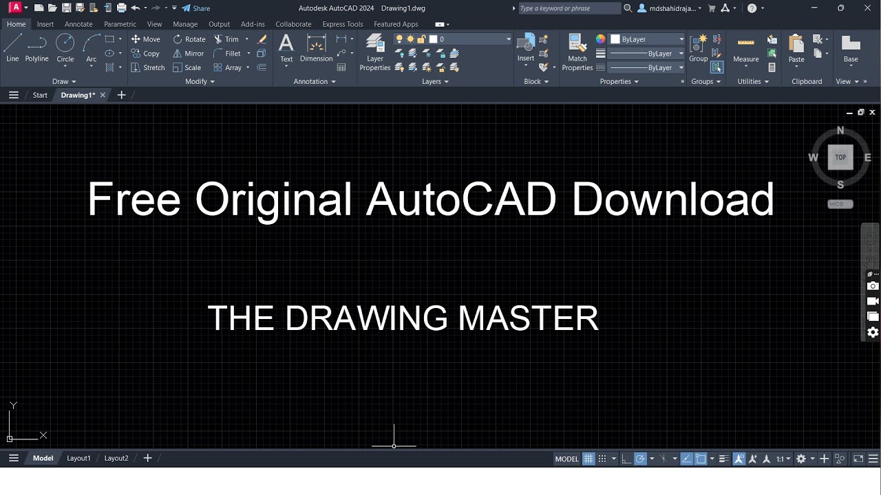 Free Original AutoCAD Download | Engineering Graphics - YouTube