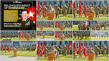 U.S. Army Reserve Relinquishment Ceremony - Watch the Emotional Farewell!