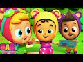 Three Little Bears and Big Bad Wolf | Short Stories for Babies | Pretend and Play Song | Kids Story