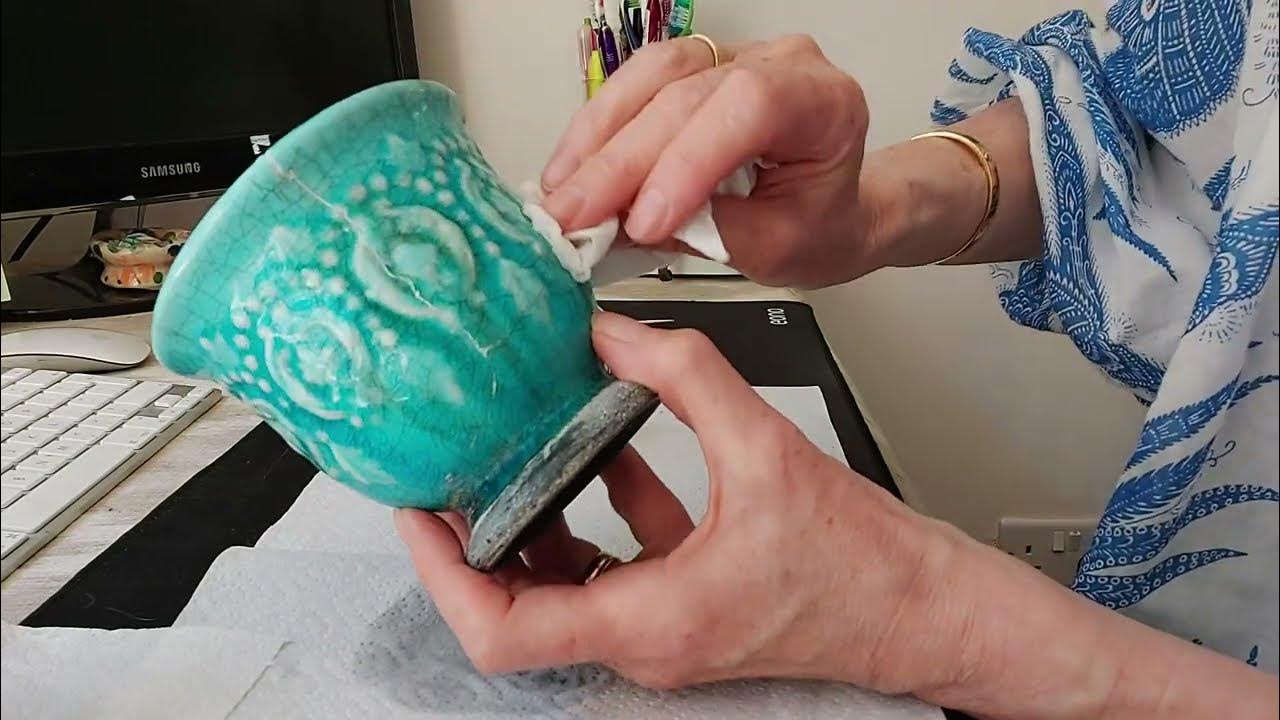 How to Fix a Chipped Bowl ceramics restoration porcelain repair 