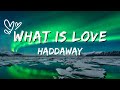What Is Love 🎶❤️ Haddaway 🎶❤️ (Lyrics)