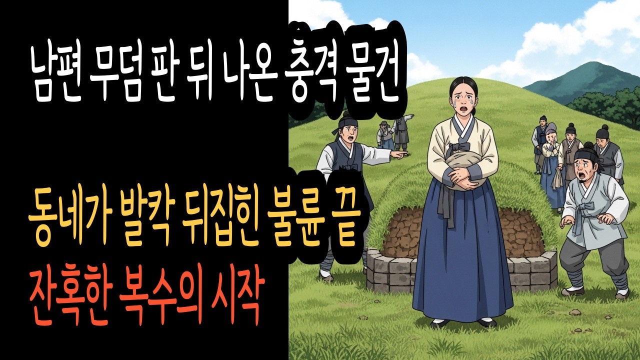 남편 무덤 판 뒤 나온 충격 물건, 동네가 발칵 뒤집힌 불륜 끝, 잔혹한 복수의 시작 | 옛날이야기 | 야담 | 오디오북 | 수면동화 | 민담 | 오디오북