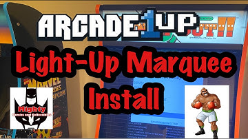 Arcade1up Light Up Marquee Install