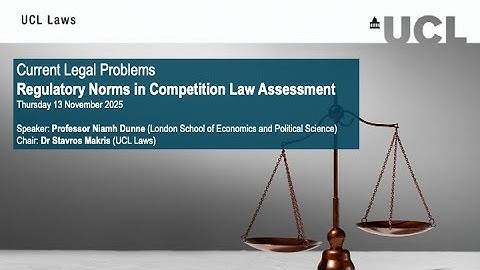 Regulatory Norms in Competition Law Assessment