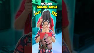 RIDDHI KA MAST SALON NAIL ART 116💀 |Mini Vlog #shorts #minivlog #ashortaday #tranding #vlog