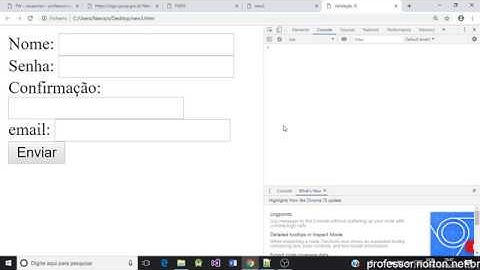 Javascript - Validação de Formulários