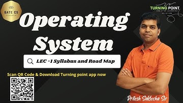LEC 1 | INTRODUCTION | Operating System | GATE 2024 and 2025 | PRITESH SAKLECHA SIR