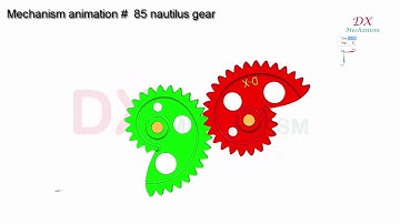 mechanism animation # 85 nautilus gear