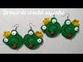 BRINCO DE CROCHÊ SAPINHO #marcialobocroche #crochetearrings