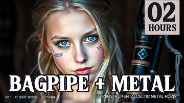 𝐌𝐄𝐓𝐀𝐋 + 𝐁𝐀𝐆𝐏𝐈𝐏𝐄 [2 HOURS] 🔰🏰 | Unleash the Power with Celtic Rock & A Viking