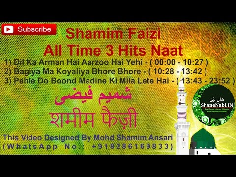 shamim-faizi-all-time-3-hits-|-shamim-faiz-naat-|-dil-ka-arman-|-pehle-do-boond-madine-|-bagiya-ma