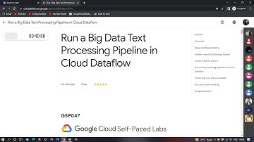 Run a Big Data Text Processing Pipeline in Cloud Dataflow #googlecloud #qwiklabs #CodingBuddies