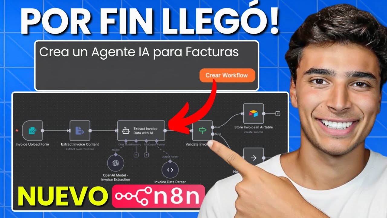¡NUEVO en N8N!: Crea AGENTES de IA al INSTANTE (Solo con Texto) - YouTube