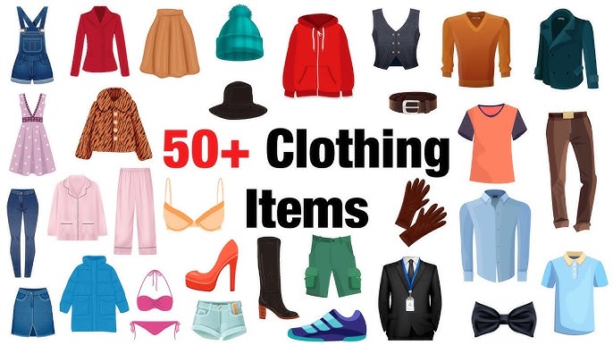 Women's Clothes and Accessories Vocabulary - English Vocabulary with  Pictures 