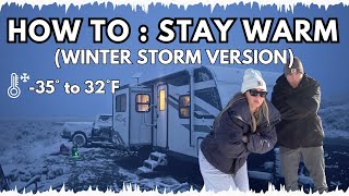 Winter RV Living  How to not FREEZE (Yourself or the Tanks)