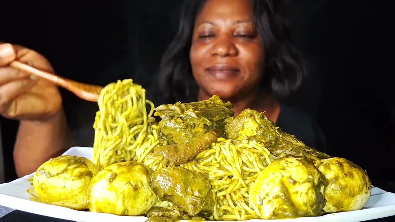 Nigeria food ASMR mukbang 