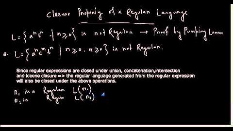 ClosureProperty of Regular Language