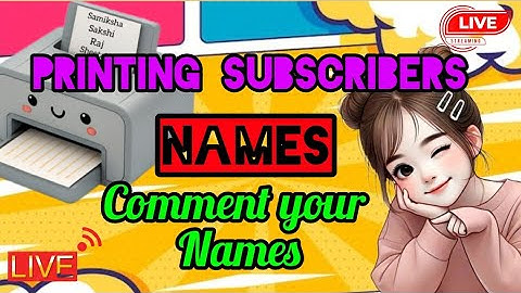 Artland Express live! PRINTING SUBSCRIBERS NAME ON PRINTER #shortsfeed #name #art #live #trending