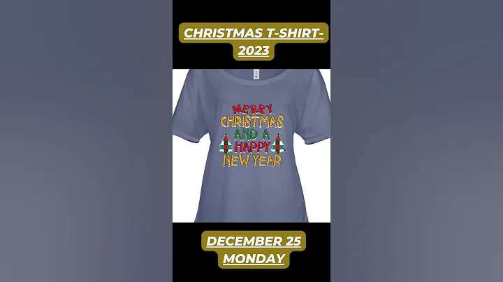 Christmas T shirt 2023 happy new year  #shorts  #cute #trending #viral