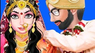 Indian gujrati wedding girl arrange marriage game||@StylishGamerr ||makeup dressup game of indian screenshot 1