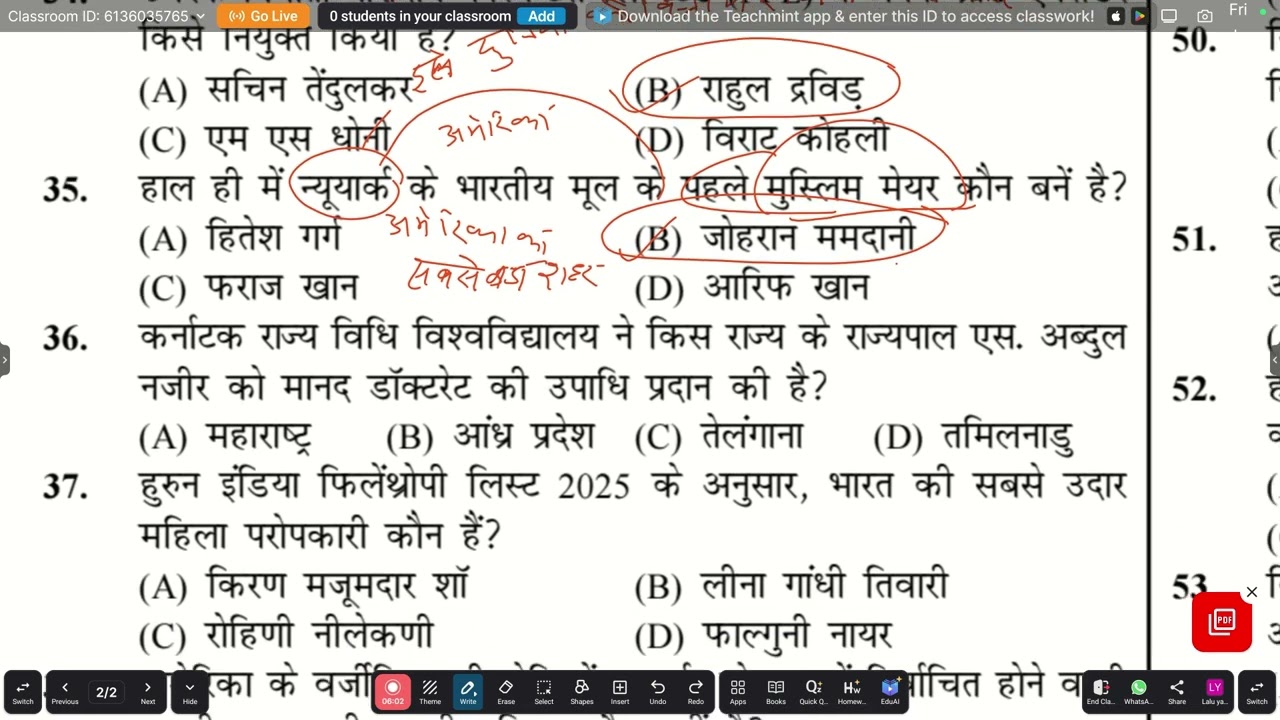 Speedy current affaires class 4