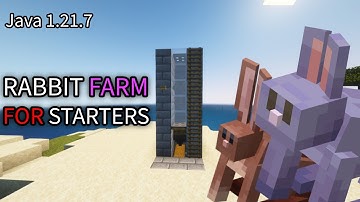 Easy Rabbit Farm | Minecraft Java 1.21.7